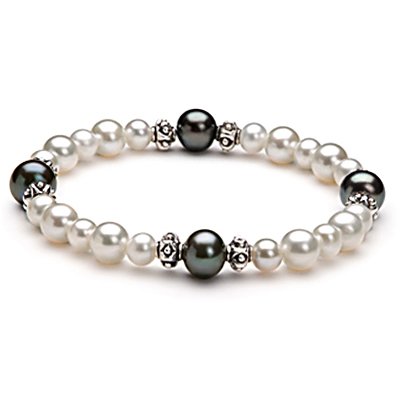 PearlsOnly Lola Black and White 6 9mm AA Freshwater Pearl Bracelet 8 inch 312a%2BeXyUEL PearlsOnly Lola Black and White 6 9mm AA Freshwater Pearl Bracelet 8 inch