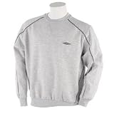 Umbro Ess SL Crew Junior White Marl LB