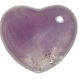 30mm Amethyst Pocket Puff Heart Healing Stone