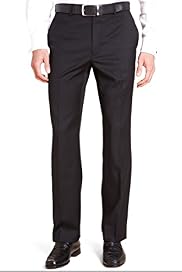 Collezione Luxury Pure Wool Flat Front Trousers