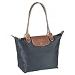 Longchamp Le Pliage Medium Folding Tote, Graphite