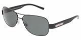 Dolce  Gabbana Men's 2076 Silver / White Frame/Grey Gradient Lens Metal Sunglasses, 61mm