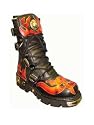 New Rock Boots - 107 - Dark Silver Skull