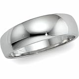 Platinum Heavy Comfort Fit Band - 3 mm - B000OXE8LK