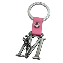 Tinker Bell Letter M Pewter Key Chain