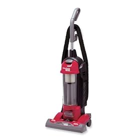 o Eureka Company o - Bagless Vacuum,Washable Filter,10' Hose,Steel Handle,Red