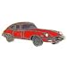 Jaguar XKE Pin Red 1"
