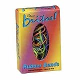 ALL07800 - File Rubber Bands, 7 x 1/8, 50 Count, Yellow, Blue, Lime
