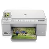 HP Photosmart C6380 All-in-One - Multifunction ( color ) - ink-jet - copying (up to): 33 ppm (mono) / 31 ppm (color) - printing (up to): 33 ppm (mono) / 31 ppm (color) - 125 sheets - Hi-Speed USB, 10 Base-T, 802.11b, 802.11g