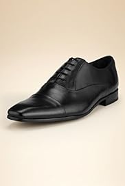 Autograph Leather Lace Up Toe Cap Shoes