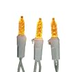 Set of 70 LED Yellow M5 Mini Christmas Lights - White Wire