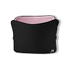 be.ez 100570 LA robe Sleeve for 13.3-Inch Macbooks (Black/Light Pink)
