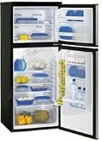 Danby Silhouette Series DFF9102BLS 9.1 cu. ft. Freestanding Top-Freezer Refrigerator with 4 Slide-Out Shelves, Crisper, CanStor Beverage Dispenser and Reversible Door: Stainless Steel