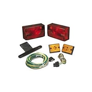 Wesbar Submersible Tail Light Kit with Side Marker Clearance Lights, Over 80-Inch by