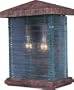 Maxim Lighting - 8734CLET - Triumph 2-Light Outdoor Wall Lantern - Earth Tone Finish/Clear Glass