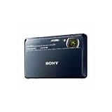 Sony DSC-TX7 10.2MP CMOS Digital Camera with 4x Zoom with Optical Steady Shot Image Stabilization and 3.5 inch Touch Screen LCD (Blue)