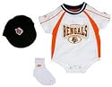 Cincinnati Bengals Infant Creeper with Cap and Booties