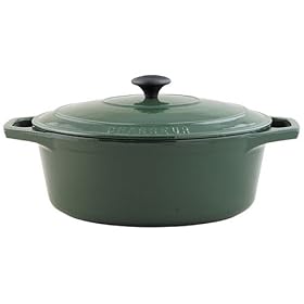 French Home Green 8 Quart Oval Casserole by French Home