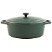 French Home Green 6 Quart Oval Casserole