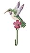 Regal Gift Hummingbird Metal Single Wall Hook Key Rack