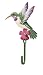 Regal Gift Hummingbird Metal Single Wall Hook Key Rack