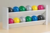 CLINTON EXERCISE BALLS AND ACCESSORIES Double level soft grip ball rack Item# 8109 312ax9WbGNL. SL160 CLINTON EXERCISE BALLS AND ACCESSORIES Double level soft grip ball rack Item# 8109