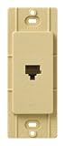 Lutron SC-PJ-GS Satin Colors Phone Jack, Goldstone