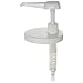 Carlisle 38310120P White Plastic Pump and Lid Set with 5-Inch Tube (Case of 12)