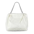 Xhilaration&reg; Large Patent Hobo With Chain - White