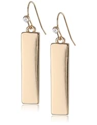 Kenneth Cole New York "Modern Lucite" Rectangle Drop Earrings
