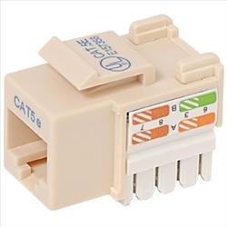 Belkin R6D024-AB5EIV25 25PK CAT5E IVORY KEYSTONE JACK 568A/568B