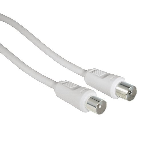 Hama Antennen-Kabel Koax Stecker - Koax Kupplung, 10 m, 85 dB Preisvergleich