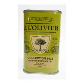 A L'Olivier Herbs of Provence Oil Tin 8.3 oz