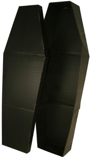4' Halloween Coffin Prop
