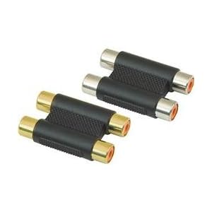 American Recorder (ART) Dual RCA Female to RCA Female Adapter, Gold by