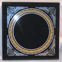 Celtic Knot Scrying Mirror 8" x 8"