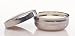 Chrome METAL SHAVING SOAP BOWL silver shave dish with LID covered holder NEW Great for Travel