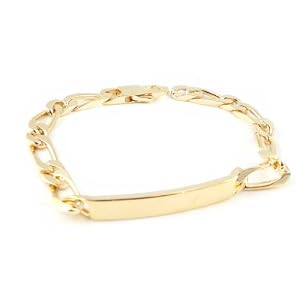 Identity Bracelet For Men Plated Gold Adam from Les Trésors De Lily