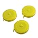 Pack of 12 150cm 60 Inch Case Soft Retractable Compact Tape Measure Yellow Blue Red