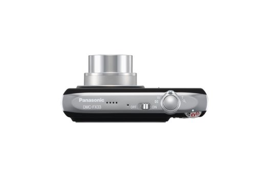 Panasonic Lumix DMC-FX33EB Digital Camera - Black (8.1MP, 3.6 x Optical) 28mm Wide-Angle Lens