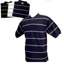 CONFIDENCE GOLF Classic Stripe Mens Golf Shirt in 3 colors
