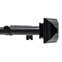 Levolor Classic Square Rod Set, Black, 3/4-Inch Diameter, 66 to 120-Inch Width