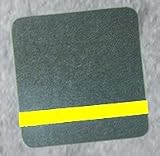 High Performance Skid-Gard Floor Shape Tapes, REFLECTIVE YELLOW, 5 1/2 x 5 1/2 Square, 60 Per Package