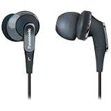 Panasonic RP-HJE350-K SLIMZ In-Ear Earbud Headphones (Black)