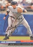 Alex Rodriguez, New York Yankees Autographed Card