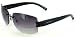 Women's Nine West Rimless Black Arms UV Sunglasses