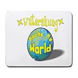 Waterskiing Rock My World Mousepad