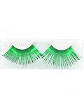 Green Metallic Super Long Eyelashes - ONE SIZE