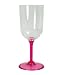 Hot Pink Acrylic Wine Glass by Precidio