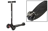 Micro maxi Kickboard schwarz mit T-Bar